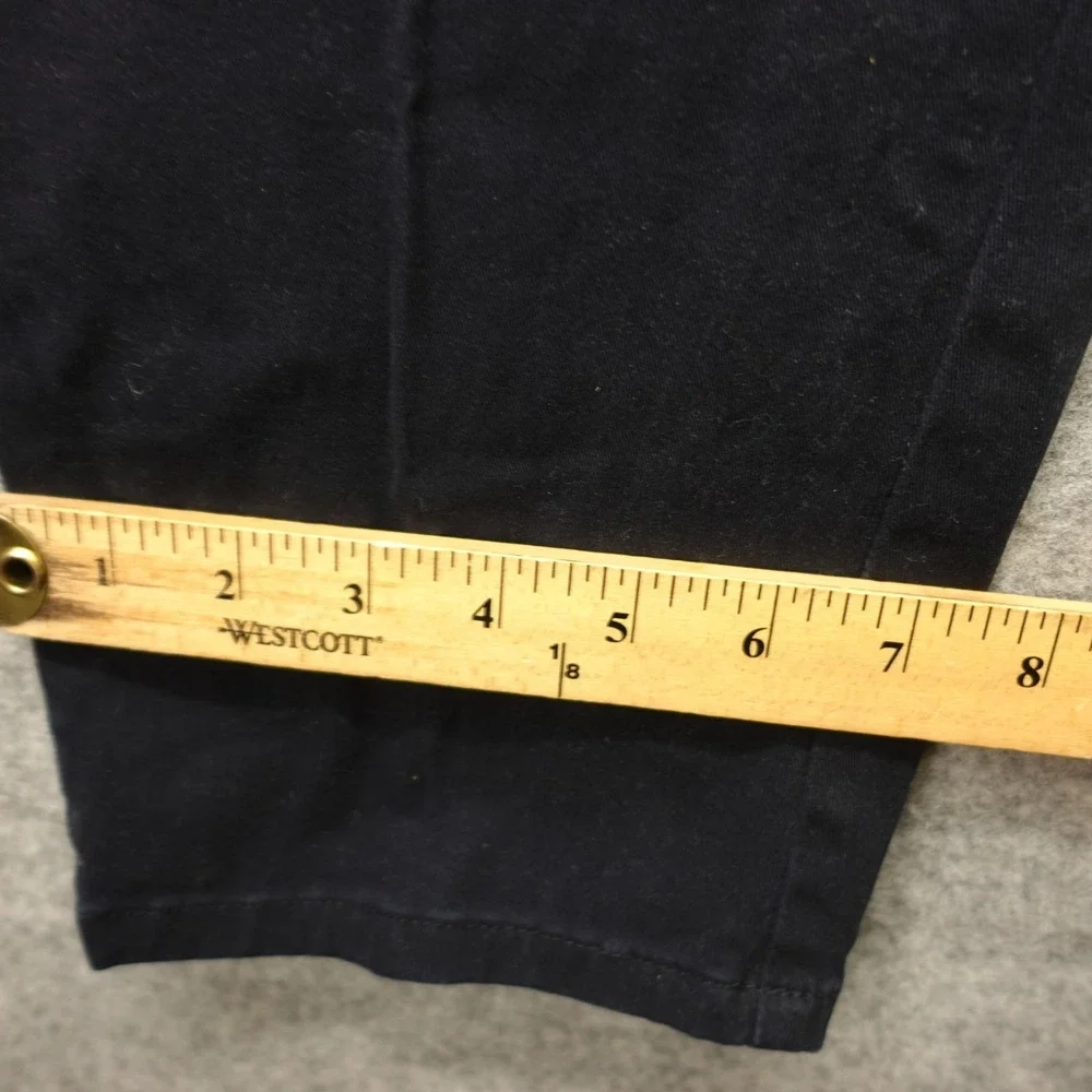 Mott Bow Pants Mens 36 Navy‎ Blue Charles Slim Stretch Chinos Work Preppy 37x31